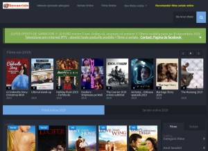 How filmeonlinegratis.org looks like on a tablet such as an iPad.