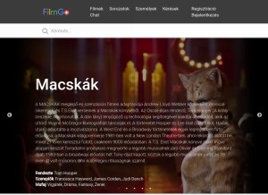 How filmgo.cc looks like on a tablet such as an iPad.