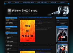 How filmyhd.net looks like on a tablet such as an iPad.