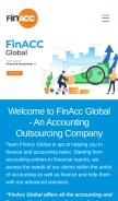 How finaccglobal.com looks like on a mobile device such as an iPhone.