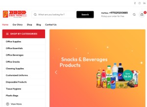 How findgeneraltrading.com looks like on a tablet such as an iPad.