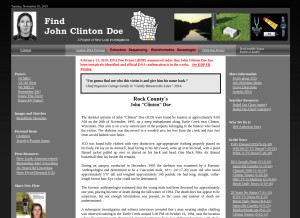 How findjcd.org looks like on a tablet such as an iPad.