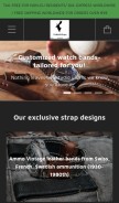 How finwatchstraps.com looks like on a mobile device such as an iPhone.
