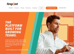 How firepoint.net looks like on a tablet such as an iPad.