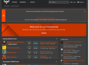How firesofheaven.org looks like on a tablet such as an iPad.