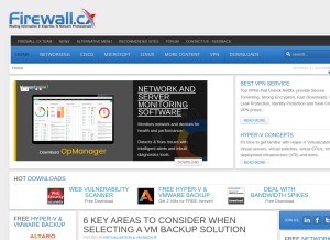 How firewall.cx looks like on a tablet such as an iPad.