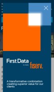 How firstdata.com looks like on a mobile device such as an iPhone.