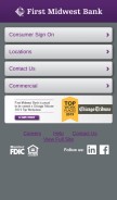 How firstmidwest.com looks like on a mobile device such as an iPhone.
