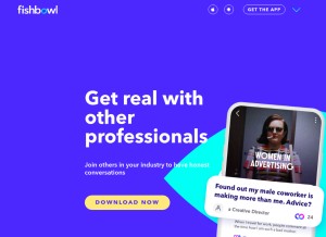 How fishbowlapp.com looks like on a tablet such as an iPad.
