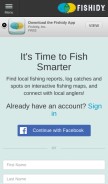 How fishidy.com looks like on a mobile device such as an iPhone.