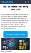 How fishing-slots.com looks like on a mobile device such as an iPhone.