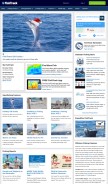How fishtrack.com looks like on a mobile device such as an iPhone.