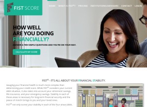 How fistscore.com looks like on a tablet such as an iPad.