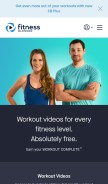 How fitnessblender.com looks like on a mobile device such as an iPhone.