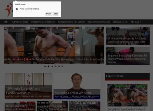 How fitthings.info looks like on a tablet such as an iPad.