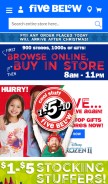 How fivebelow.com looks like on a mobile device such as an iPhone.