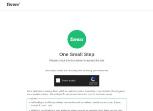 How fiverr.com looks like on a tablet such as an iPad.