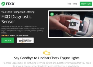 How fixdapp.com looks like on a tablet such as an iPad.