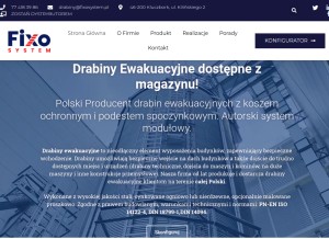How fixosystem.pl looks like on a tablet such as an iPad.