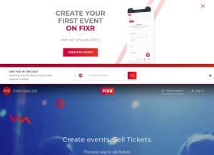How fixr-app.com looks like on a tablet such as an iPad.