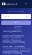How fiyatlari.com.tr looks like on a mobile device such as an iPhone.