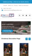 How flagsonline.com looks like on a mobile device such as an iPhone.