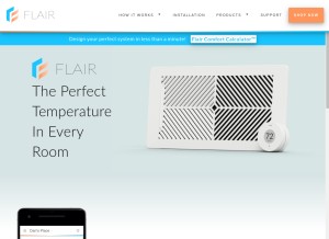 How flair.co looks like on a tablet such as an iPad.