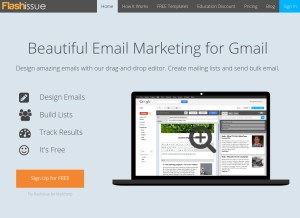 How flashissue.com looks like on a tablet such as an iPad.