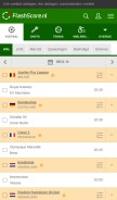 How flashscore.nl looks like on a mobile device such as an iPhone.