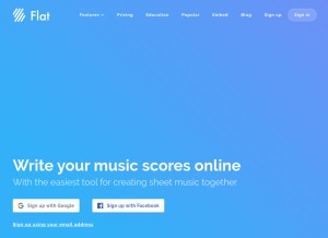 How flat.io looks like on a tablet such as an iPad.