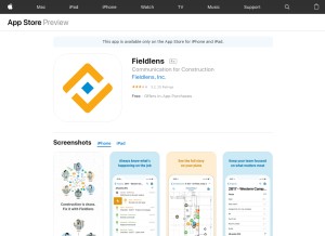 How fldlns.co looks like on a tablet such as an iPad.