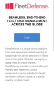 How fleetdefense.com looks like on a mobile device such as an iPhone.