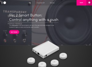 How flic.io looks like on a tablet such as an iPad.