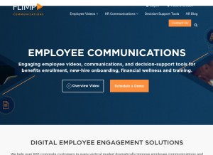 How flimp.me looks like on a tablet such as an iPad.