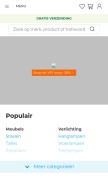 How flinders.nl looks like on a mobile device such as an iPhone.