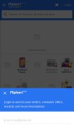 How flipkart.com looks like on a mobile device such as an iPhone.
