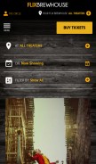 How flixbrewhouse.com looks like on a mobile device such as an iPhone.