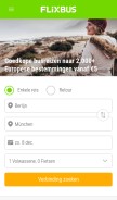 How flixbus.be looks like on a mobile device such as an iPhone.