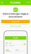 How flixbus.it looks like on a mobile device such as an iPhone.