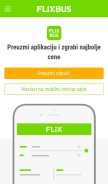 How flixbus.rs looks like on a mobile device such as an iPhone.