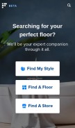 How flooringstores.com looks like on a mobile device such as an iPhone.