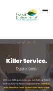 How florida-environmental.com looks like on a mobile device such as an iPhone.