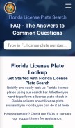 How floridalicenseplate.com looks like on a mobile device such as an iPhone.