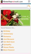 How flowershopnetwork.com looks like on a mobile device such as an iPhone.