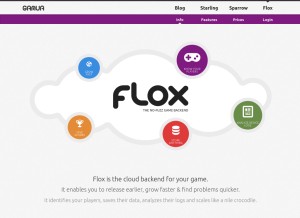 How flox.cc looks like on a tablet such as an iPad.