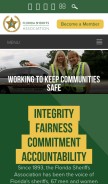 How flsheriffs.org looks like on a mobile device such as an iPhone.