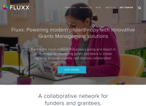 How fluxx.io looks like on a tablet such as an iPad.