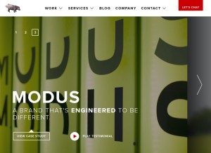 How flyinghippo.com looks like on a tablet such as an iPad.