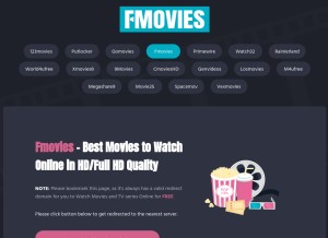 How fmovies.cab looks like on a tablet such as an iPad.