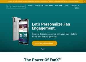 How fnoex.com looks like on a tablet such as an iPad.